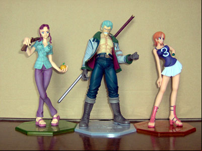 Des figurines de One Piece