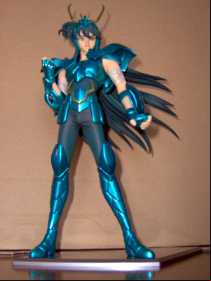 Des figurines de Saint Seiya
